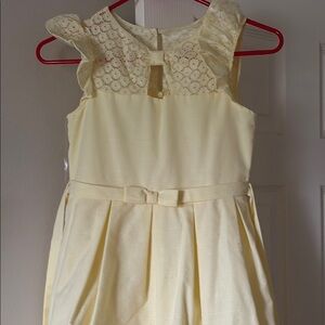 Bonnie Jean Cream Sleeveless A-Line Dress